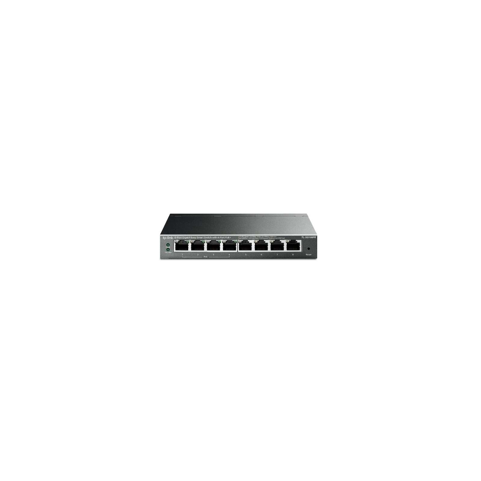 SWITCH EASY SMART CU 8 PORTURI GIGABIT (4 POE)