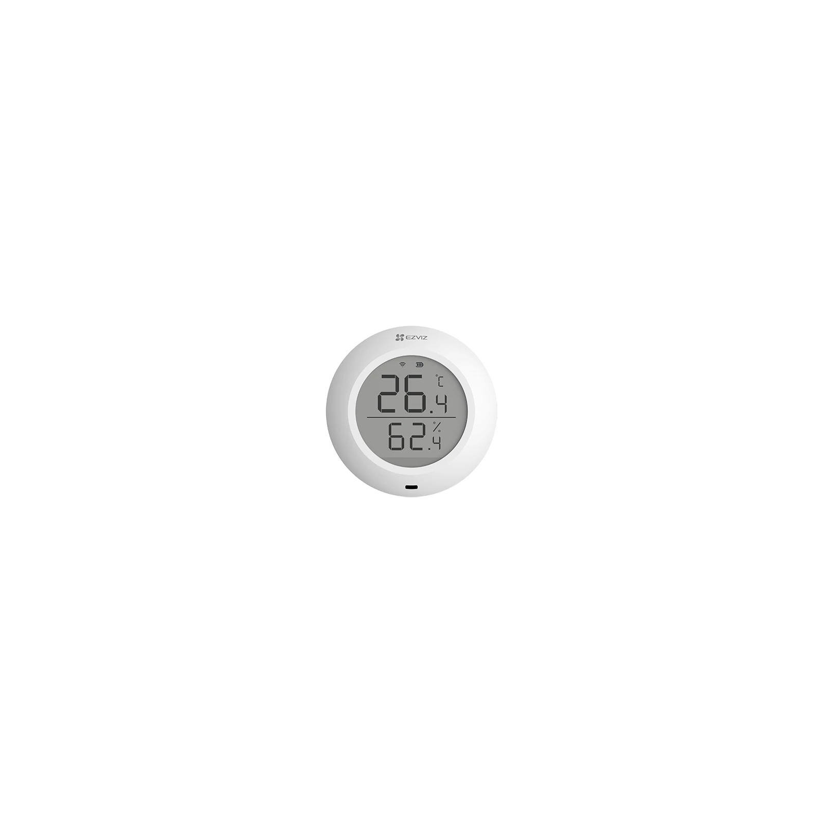 Senzor de temperatura si umiditate Smart Home EZVIZ, afisaj 1.8 inch, comunicare Wireless ZigBee CS-T51C