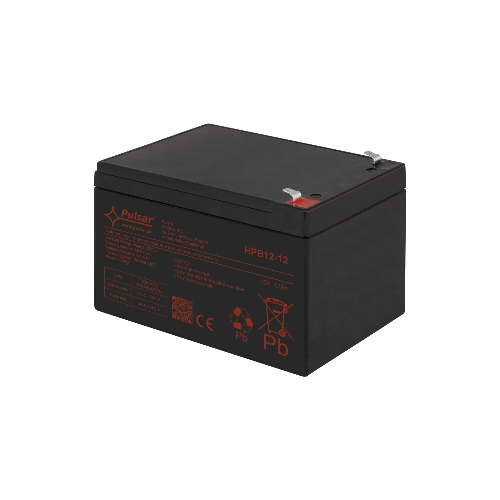 Acumulator 12V/12Ah Pulsar HPB12-12N