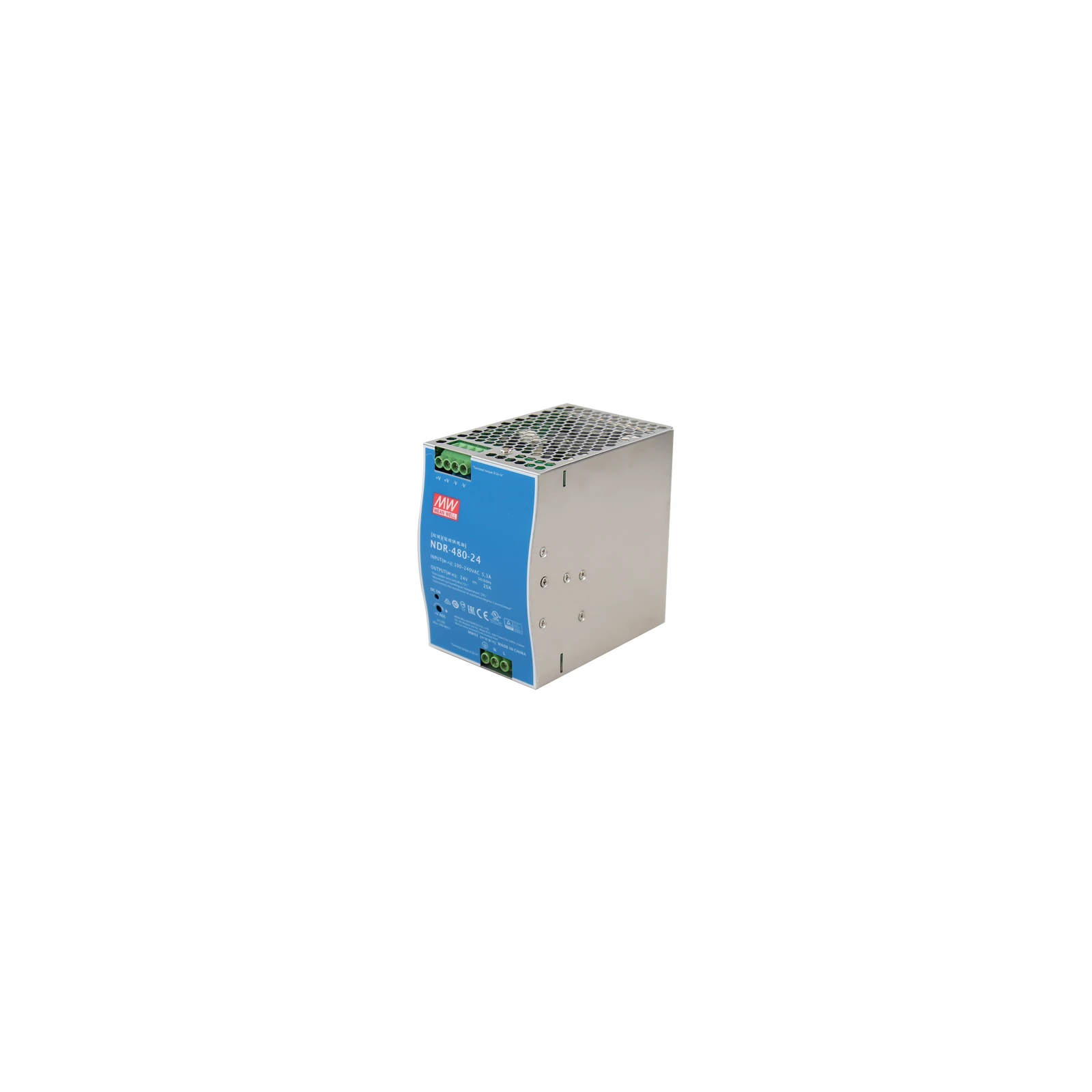 Sursa de alimentare in comutatie, 24V / 20A, sina DIN - MEAN WELL NDR-480-24
