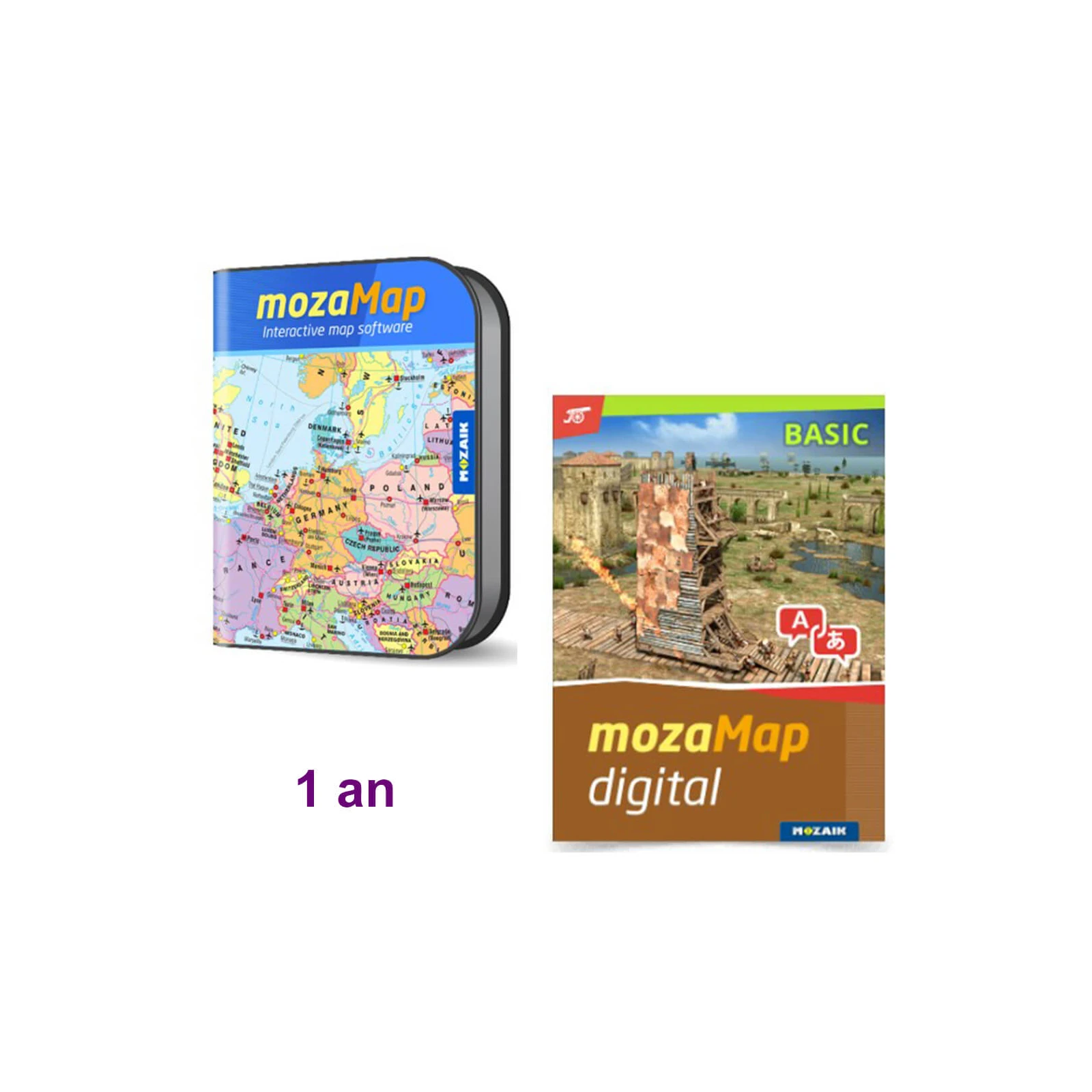 Atlas istoric multilingv - ediție de Bază, 1 an