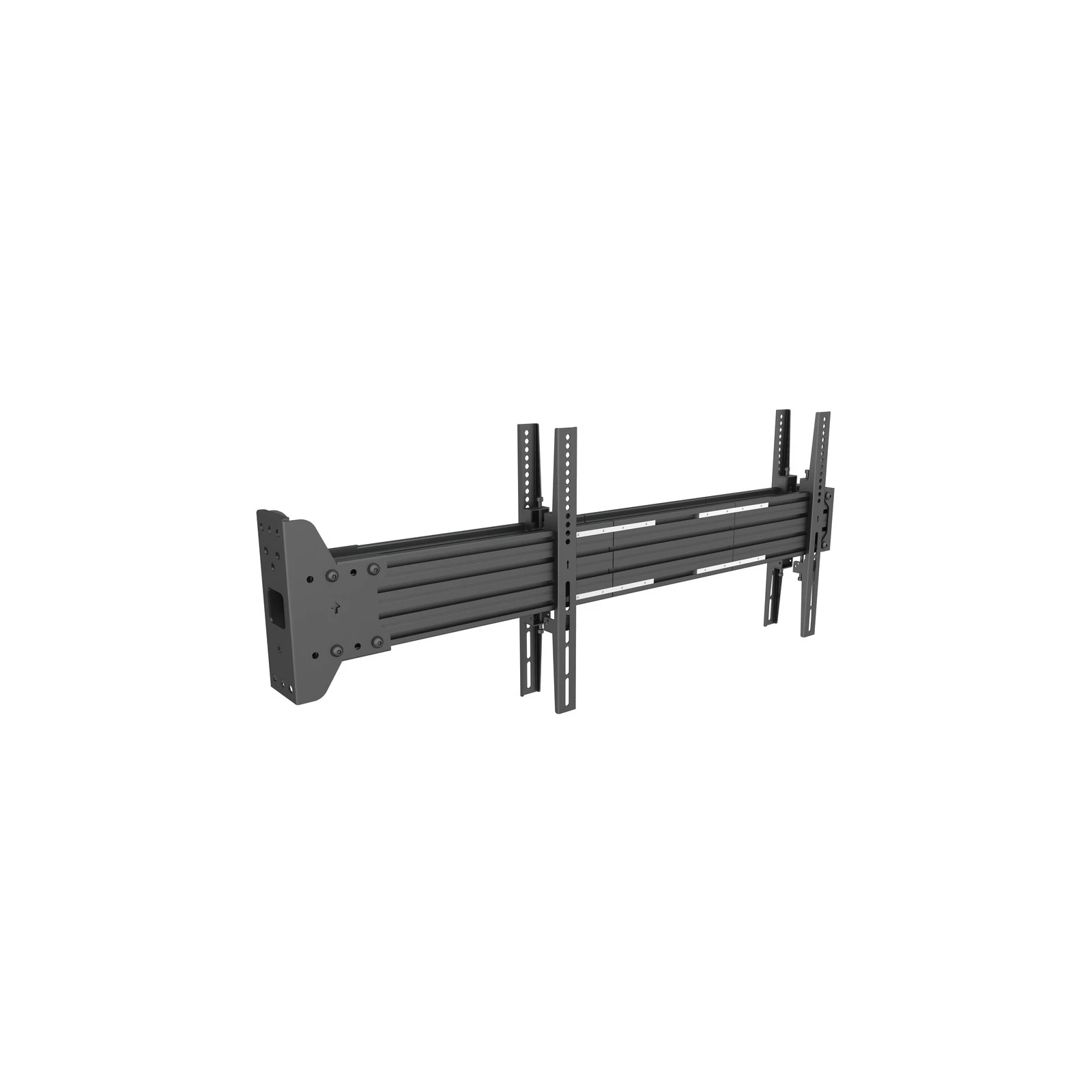 Suport dublu TV cu montare perpendiculara pe perete Multibrackets MB-7659, 42"-65", max.30 kg, negru