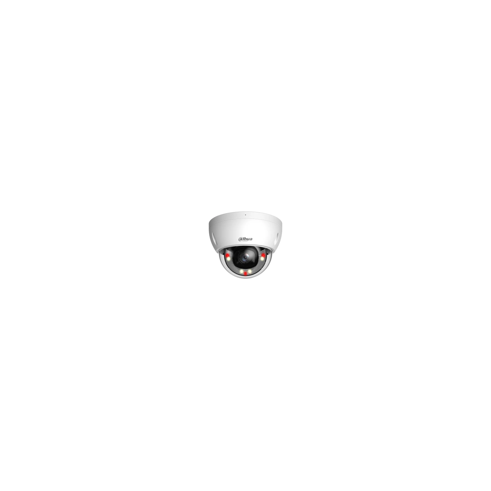 Camera de retea Dome WizSense Smart Dual Light 6MP, lentila focala fixa IPC-HDBW2649E-S-IL-0280B