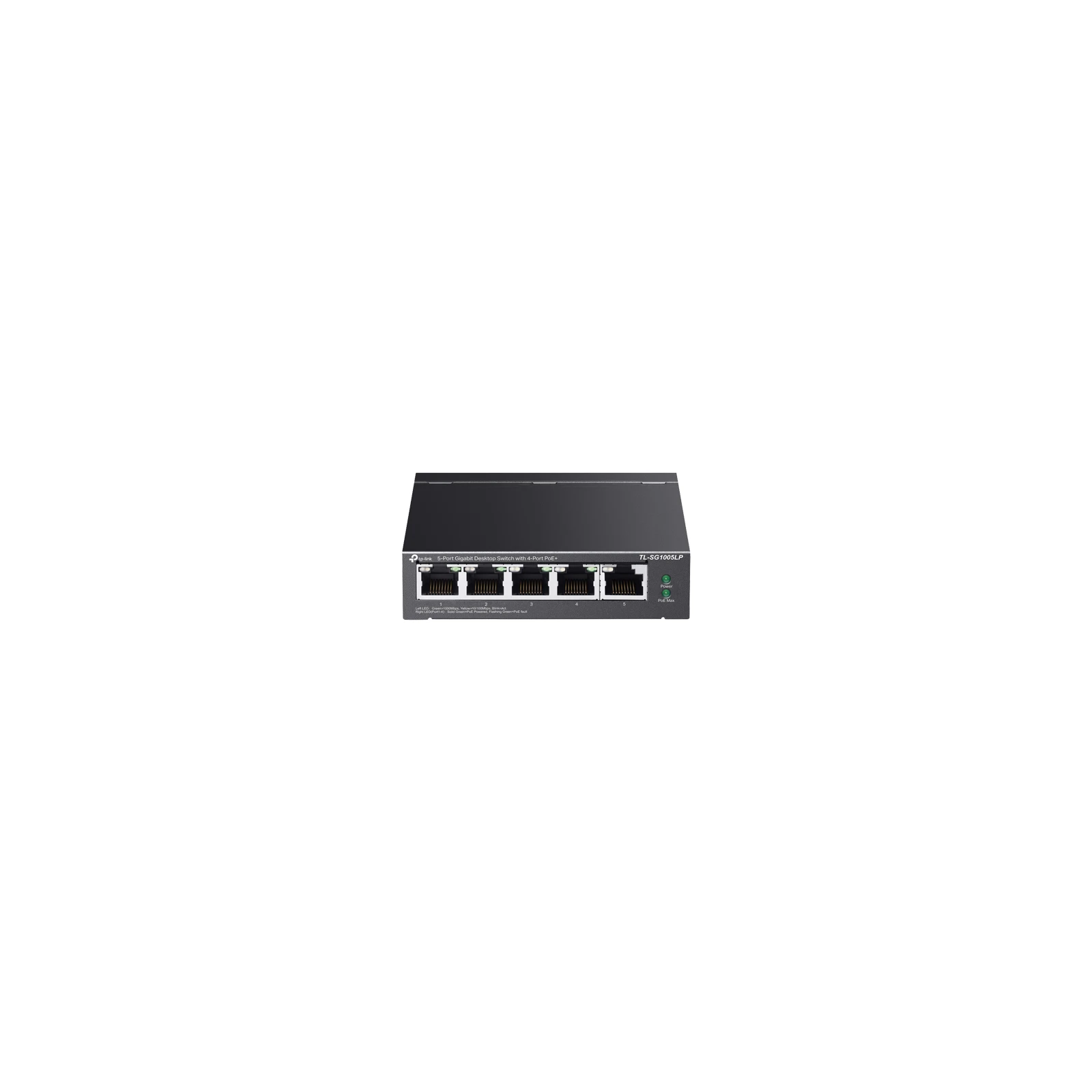 Switch TL-SG1005LP, 4 x RJ45 1G PoE, 1 x RJ45 1G, Unmanaged - TP-Link TL-SG1005LP