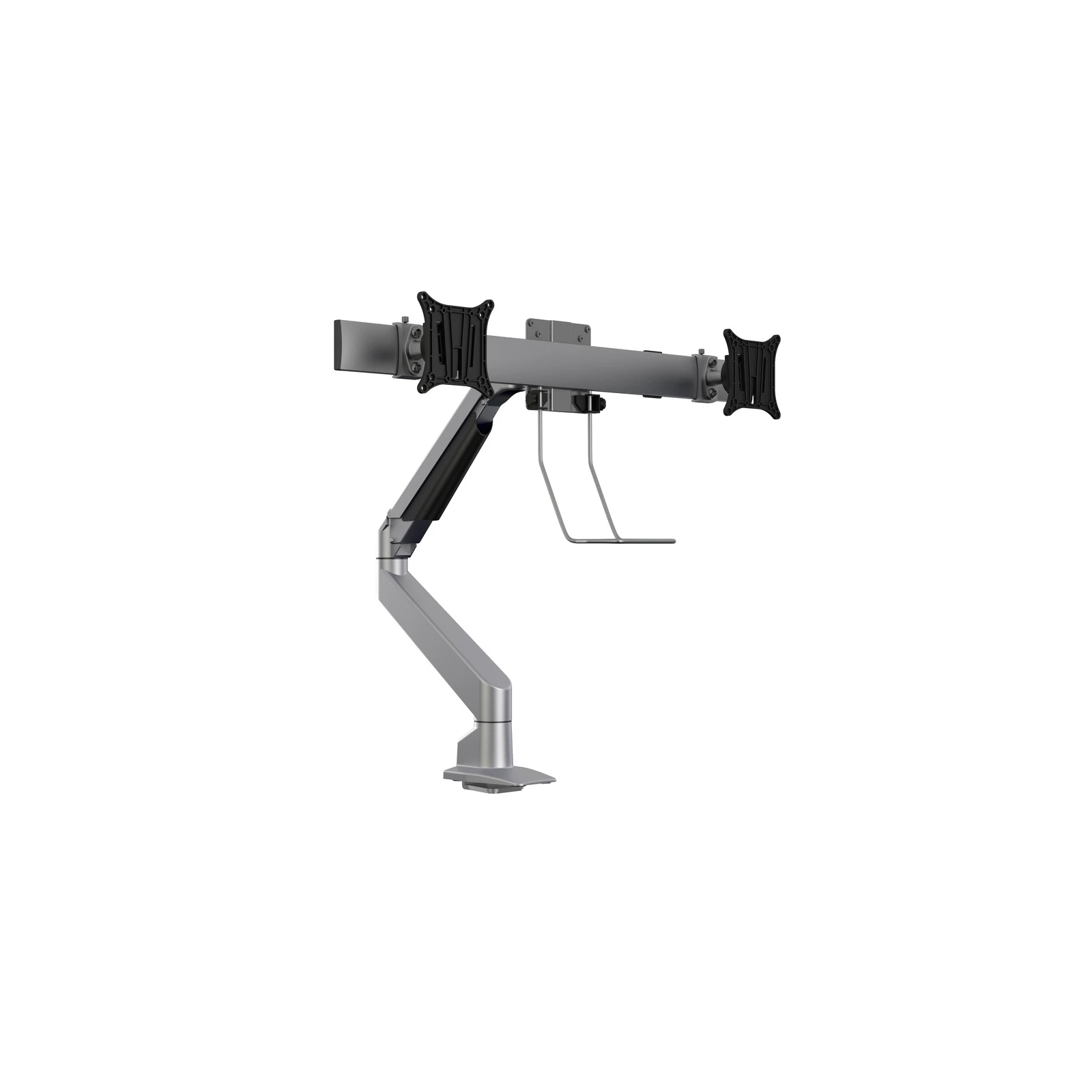 Suport 2 monitoare Gas Lift Multibrackets MB-5938, 15"-28", min.2x1-max.2x5 kg , argintiu