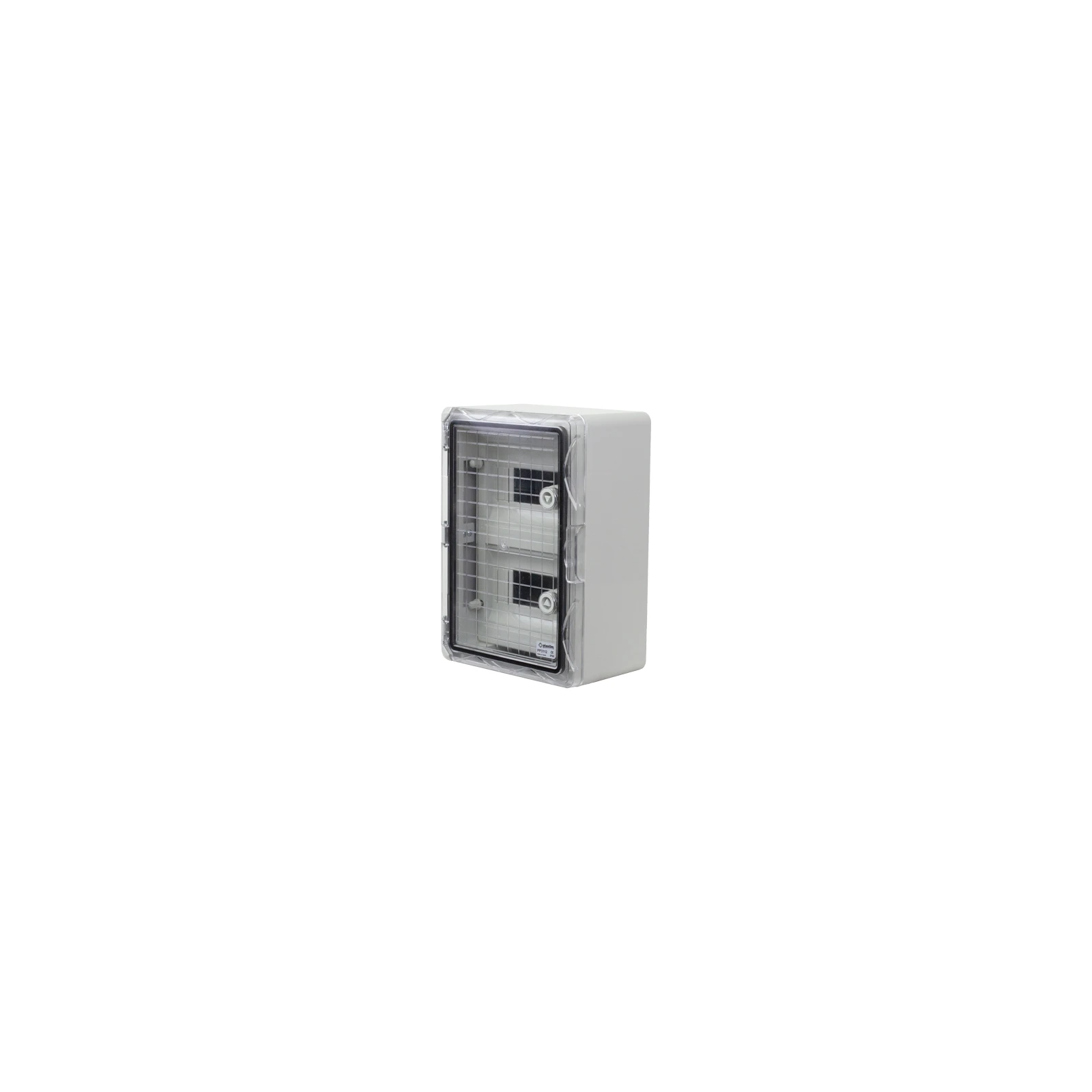 Cutie modulara IP65 din ABS gri, usa transparenta, 2 x 9 module, 250x350x150 mm PP3112