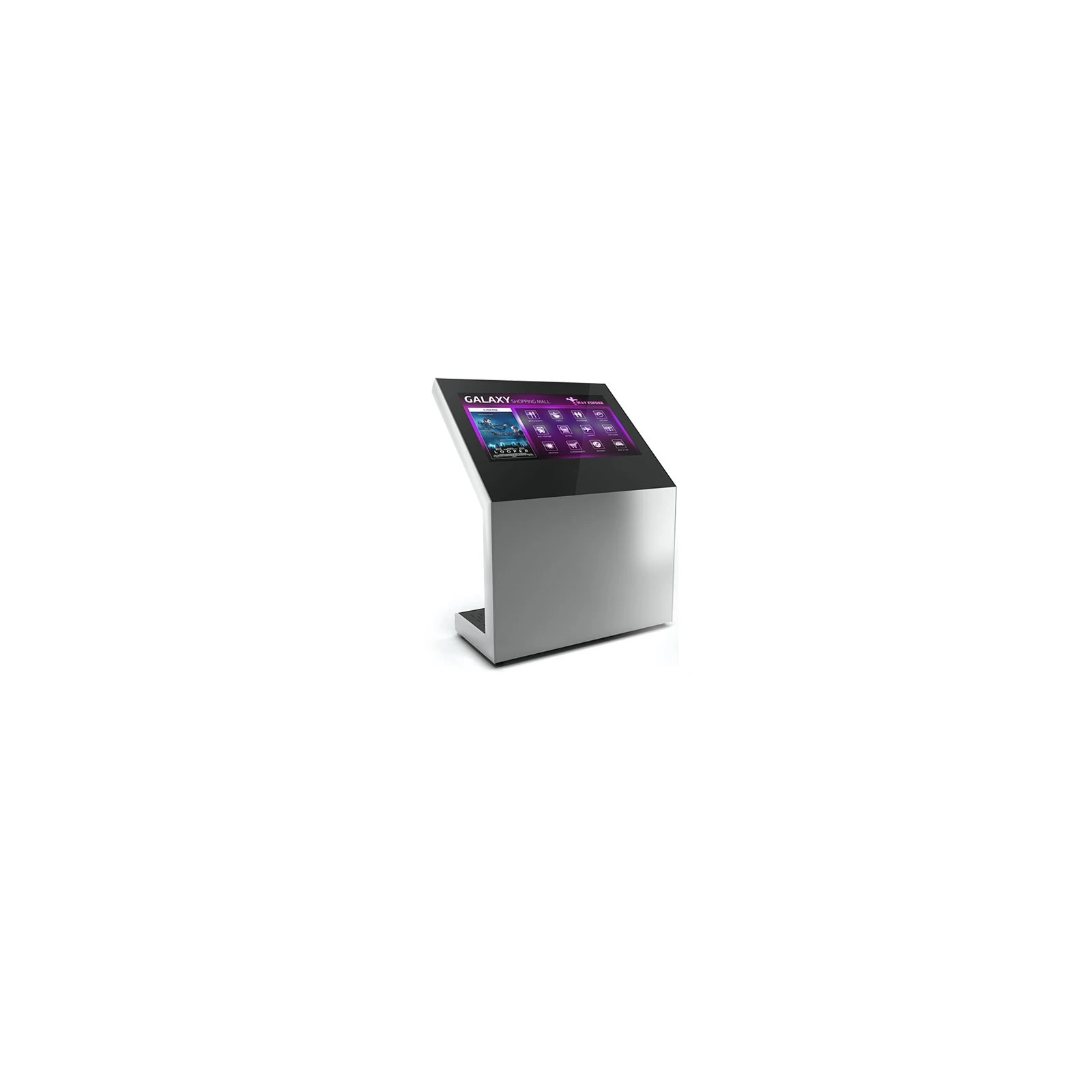 Totem de interior Z03, Z03H50T-SBB, pentru display 50'', PCAP Touch, inaltime 145 cm, greutate 125kg,dim.1254x1455x832mm