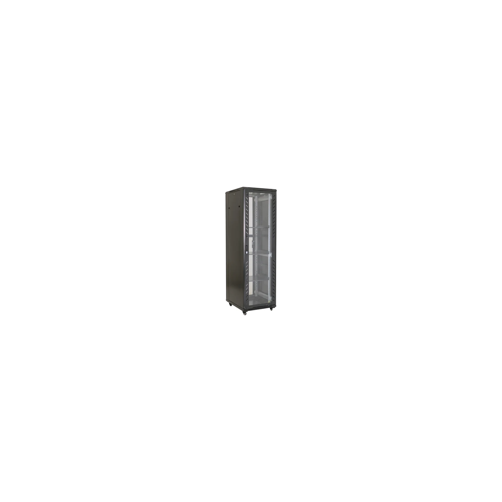Rack podea 37U 19' 600x600, capacitate incarcare 500 Kg, negru - ASYTECH Networking ASY-37U-6060E