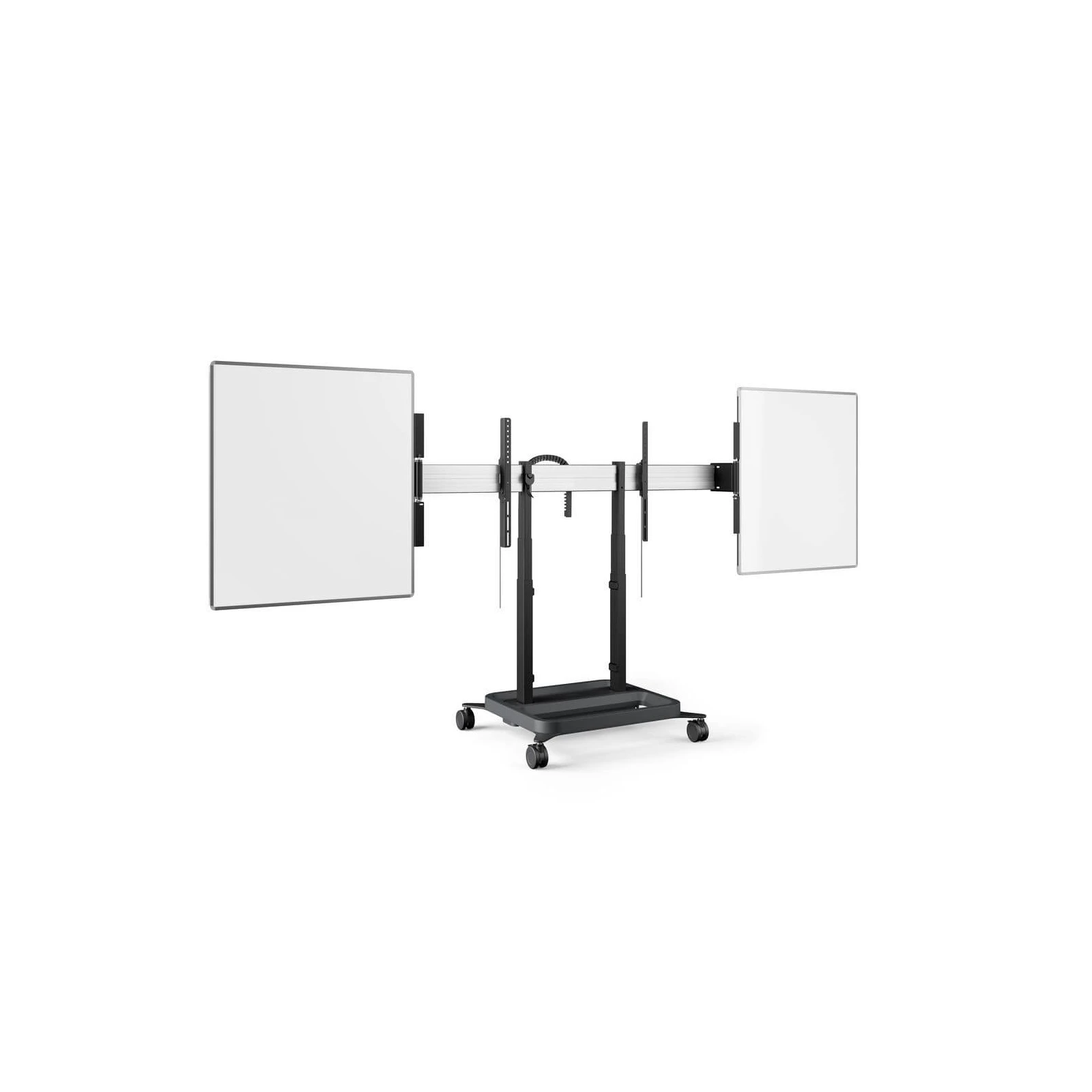 Solutie Classroom cu Whiteboarduri laterale pentru display 65" si Stand motorizat mobil Vogel's RISE5205
