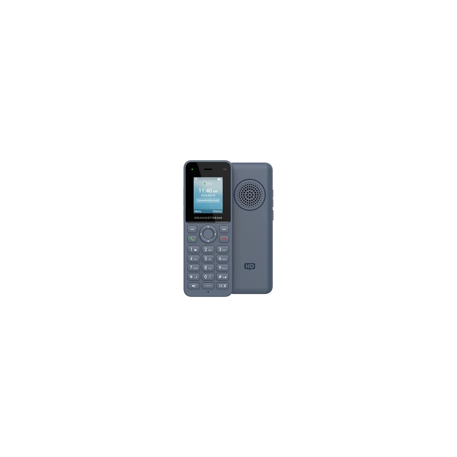 Wi-Fi 6 IP phone, 2 SIP accounts, 2 line