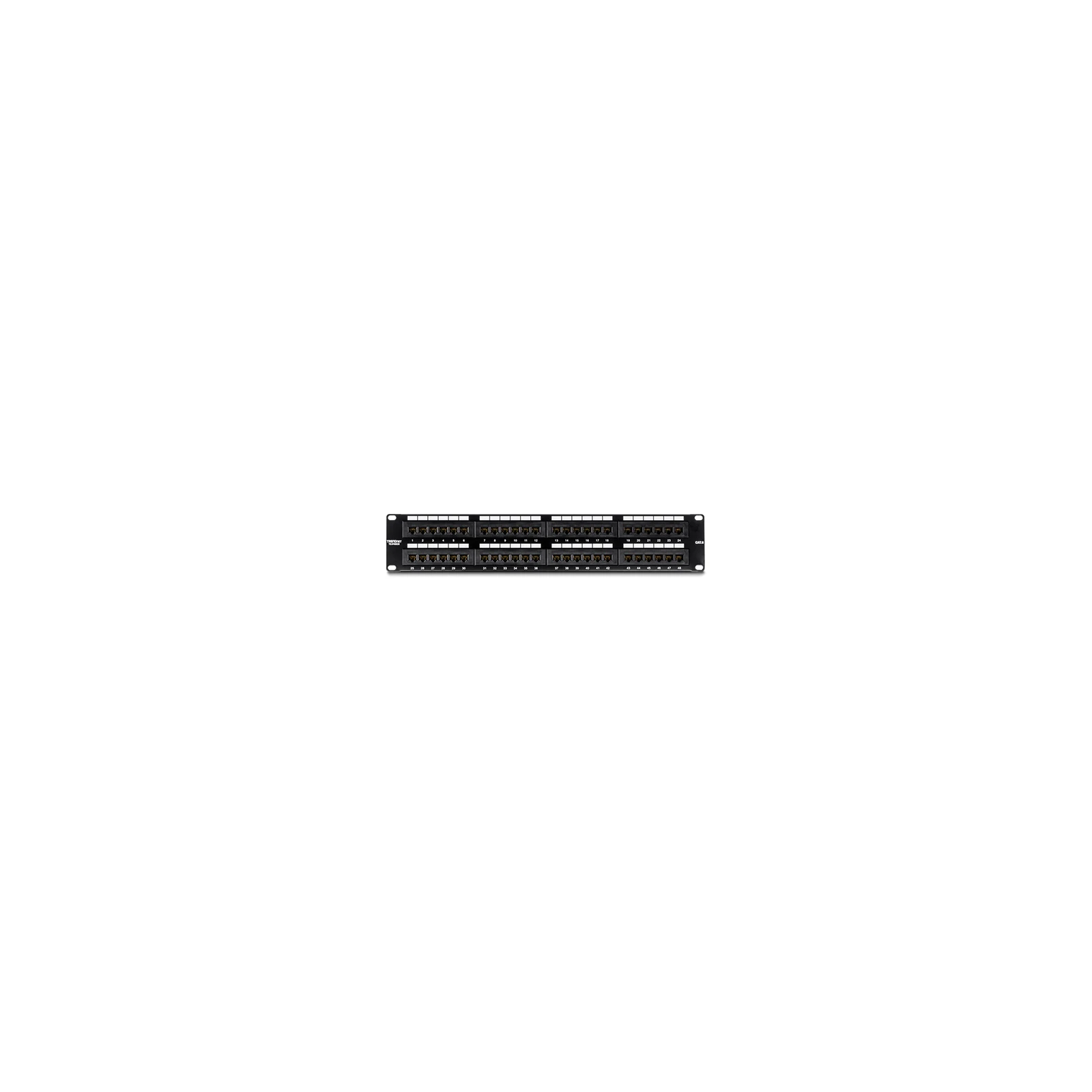 Patch Panel 48 porturi RJ45 UTP, Cat6 - TRENDnet TC-P48C6