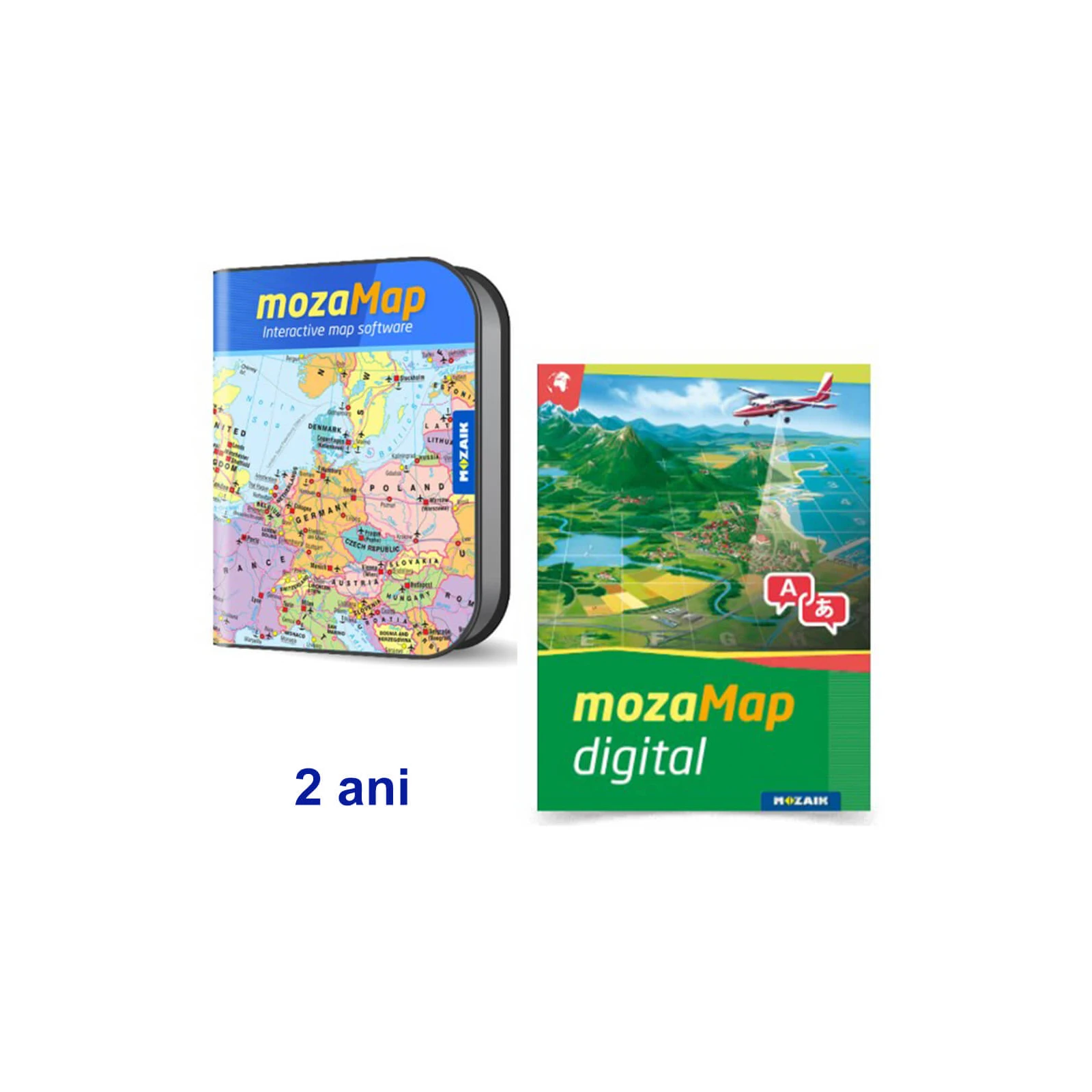 Clasele primare - Atlas Geografic Digital Multilingv, 2 ani