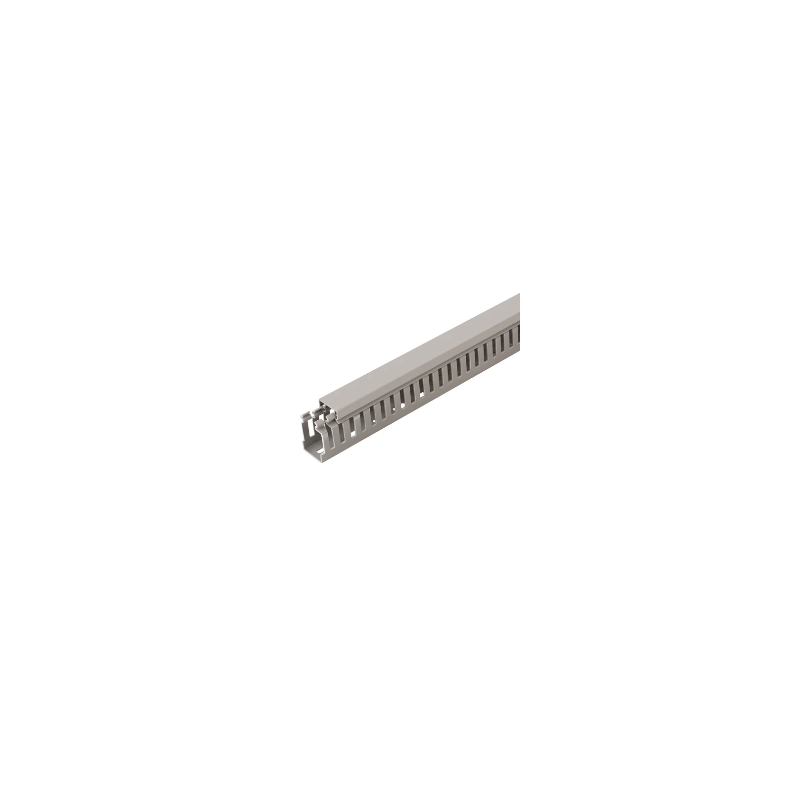 Canal cablu perforat 40x40 mm, cu capac, 2m - DLX PVCP-407-40
