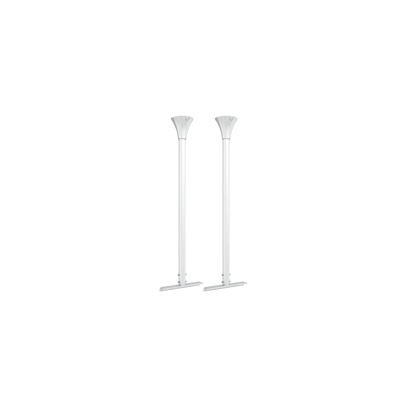 Kit de montare podea-tavan Multibrackets MB-1652, pentru carcase 49"-65”, lungime 1,5m, 1 afisaj, alb