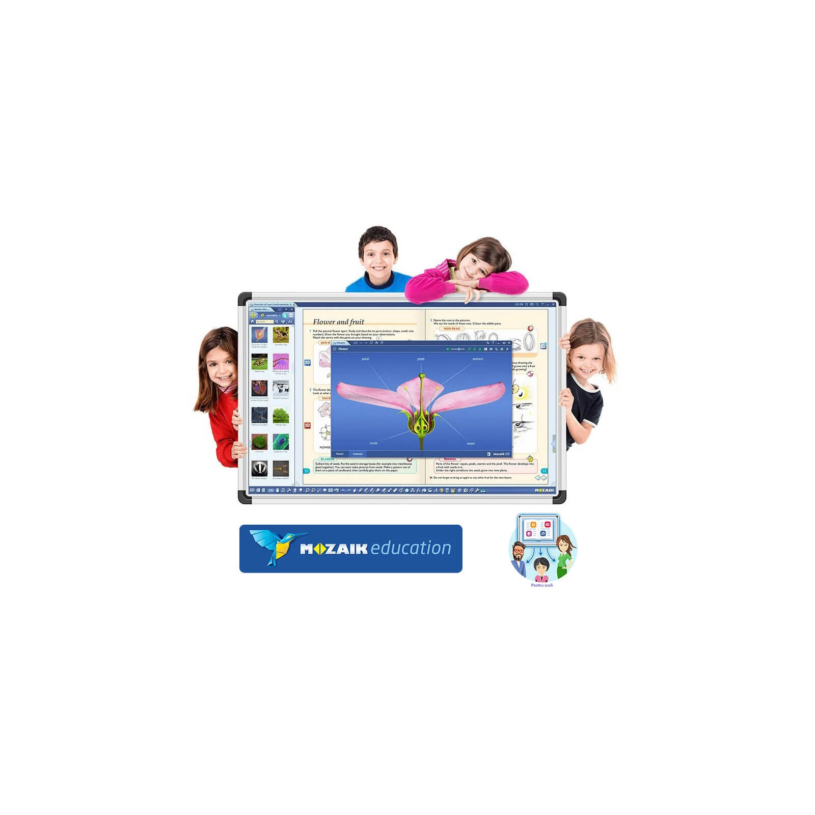 Software Mozabook CLASSROOM , lectii interactive in timp real, licenta 1 / 2 ani