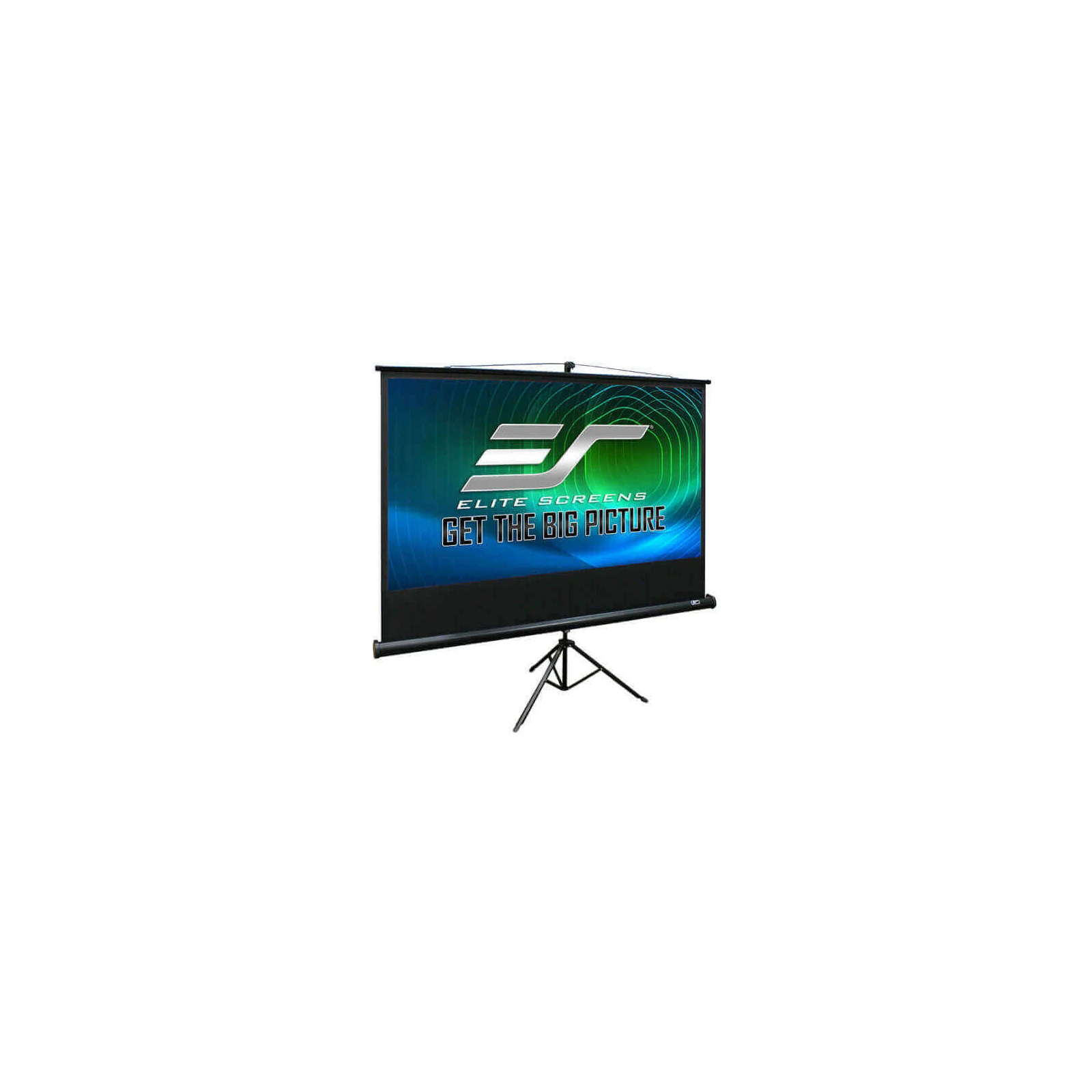 Ecran proiectie cu trepied, 266 x 149 cm, profesional, EliteScreens Tripod T120UWH, negru, format 16:9 - TG26