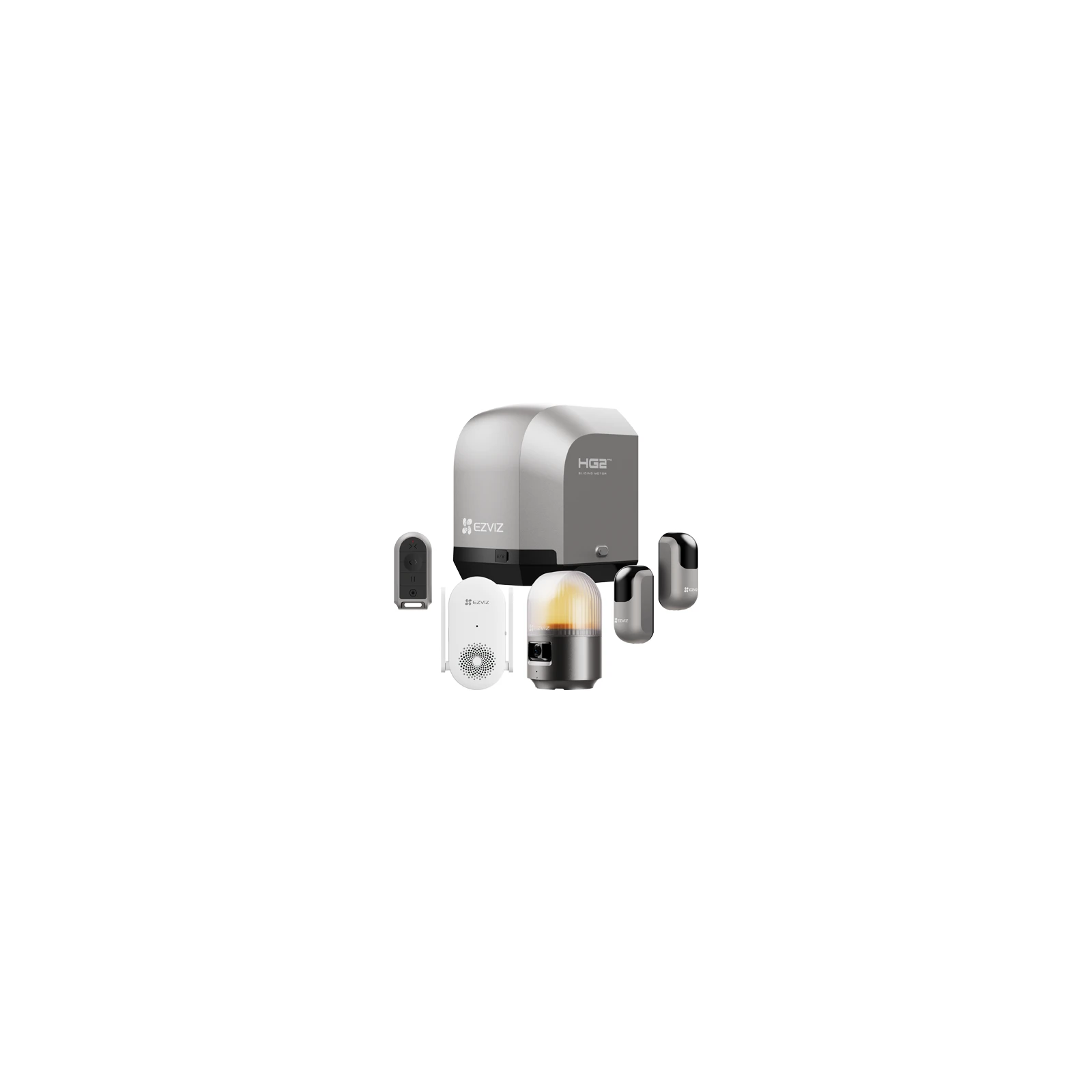 Kit automatizare poarta culisanta 600Kg/8m, Wi-Fi, camera rezolutie 2K, alarma, sirena - EZVIZ CS-HG2-R100-60HC(Pro)