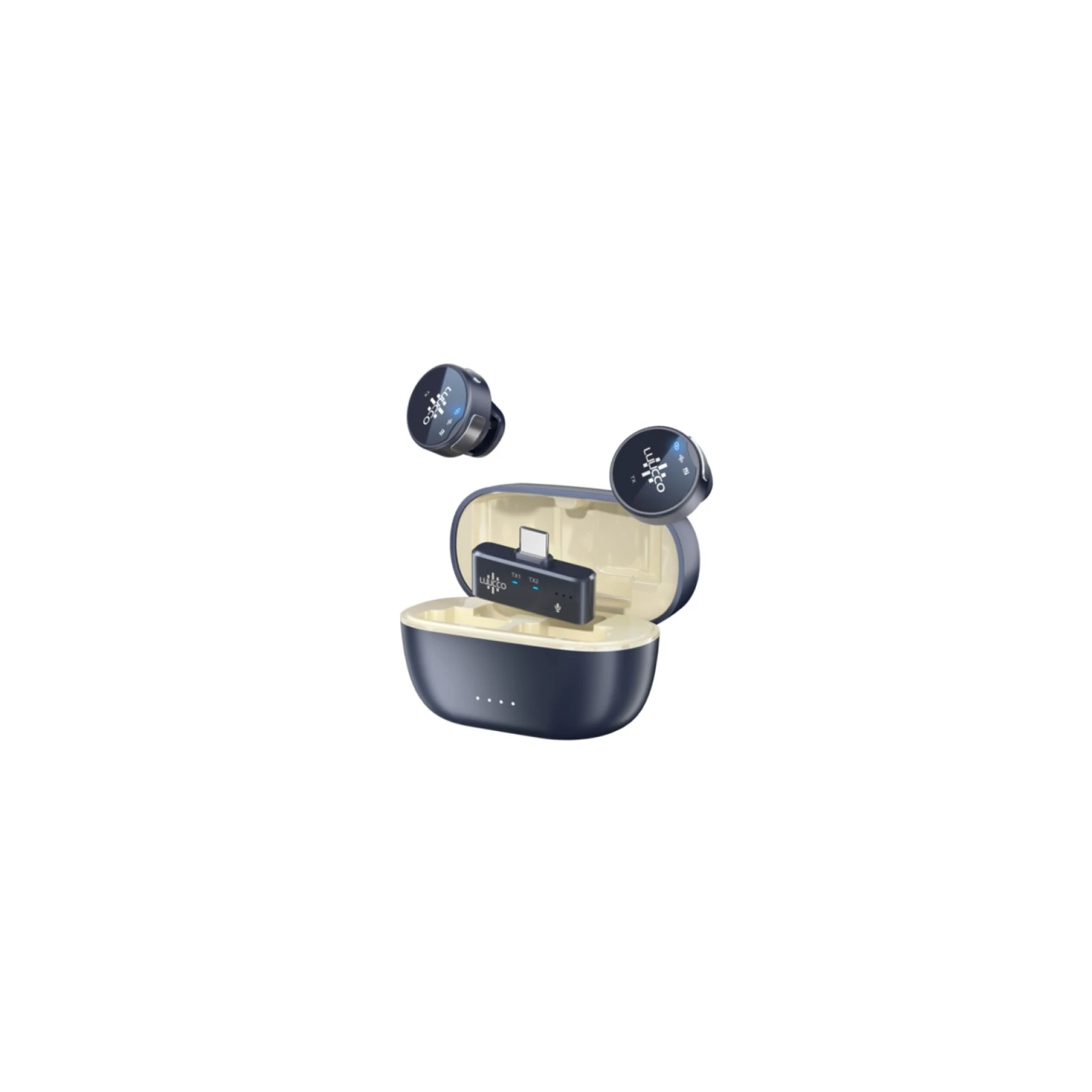 Microfon Lavaliera Wireless Luucco AirWave Mini-K2, USB-C
