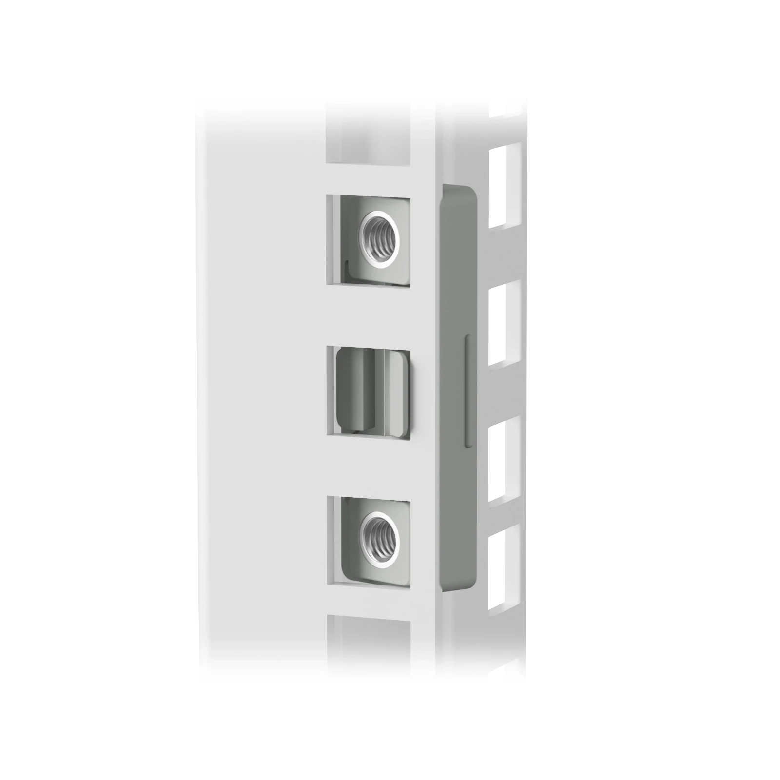 "1U snap-in inserts with two vertically