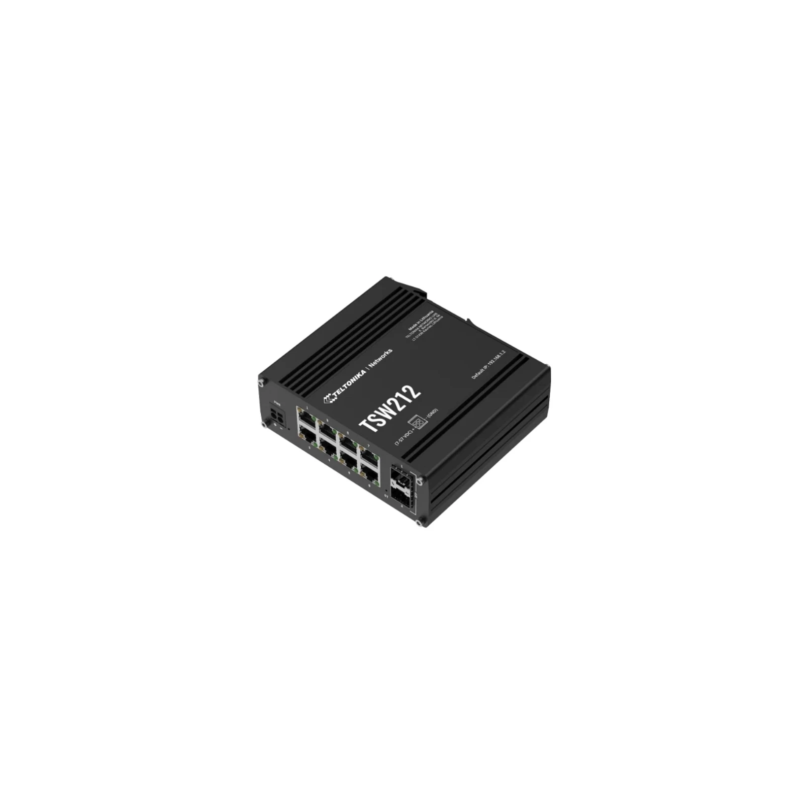 TSW212 - SWITCH MANAGED, 8 PORTURI GBE, 2 PORTURI