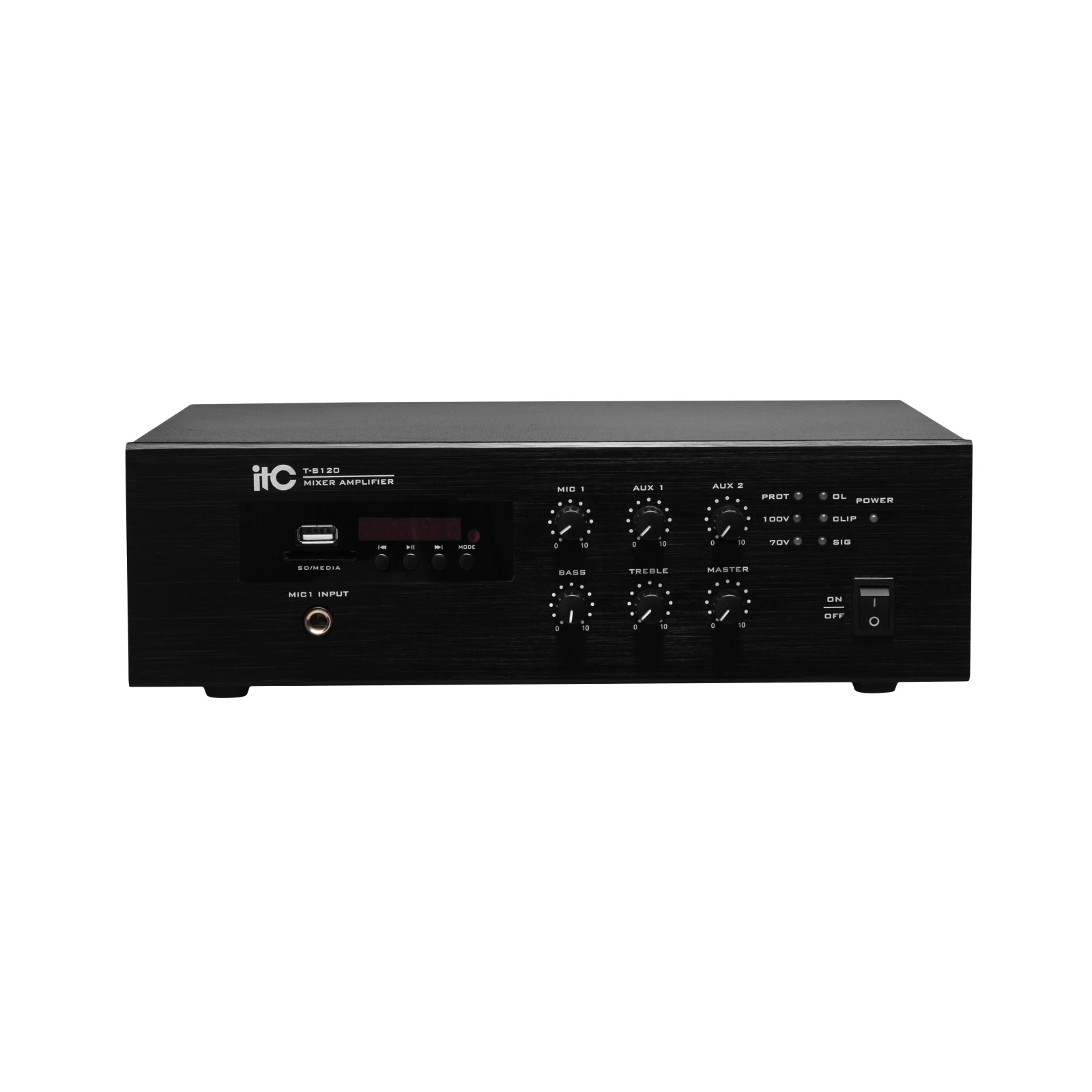 Mini Amplificator Mixer cu MP3/TUNER/Bluetooth T-B240V
