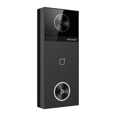 Panou exterior videointerfon TCP/IP 4MP, IR 3m, Wi-Fi6, Bluetooth, M1, IP65 - HIKVISION DS-KV6114-WBE1
