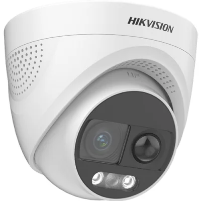Camera Analog 4K cu PIR 11 m, ColorVu lentila 2.8mm, WL 20 m, Alarma Audio + Stroboscop - HIKVISION DS-2CE72UF3T-PIRXO-2.8mm