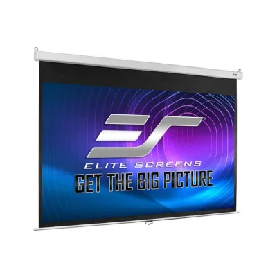 Ecran de proiectie pentru perete/tavan EliteScreens SRM-PRO, M100HSR-PRO, 222 x125 cm, format 16:9, SLOW RETRACTION