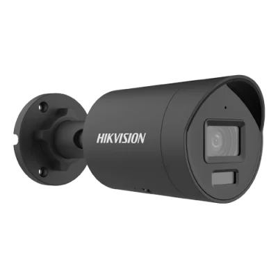 Camera IP, AcuSense, 4MP, lentila 2.8mm, IR 40m DarkFighter, Mic., PoE, BLACK - HIKVISION DS-2CD2046G2H-IU-2.8mm-BLACK