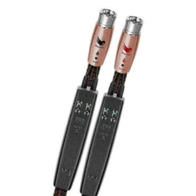 Cablu audio 2XLR - 2XLR  AudioQuest Pegasus, 0.75m, Level 6 noise Dissipation with Graphene, Solid PSC+