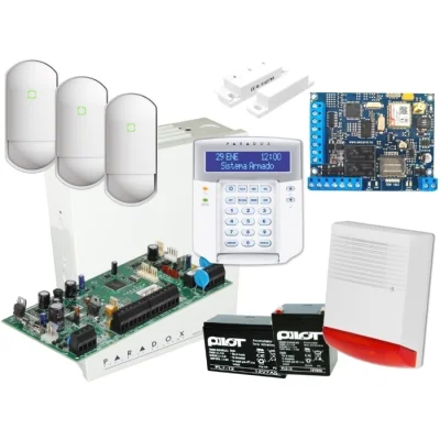 KIT CENTRALA PARADOX + COMUNICATOR CID