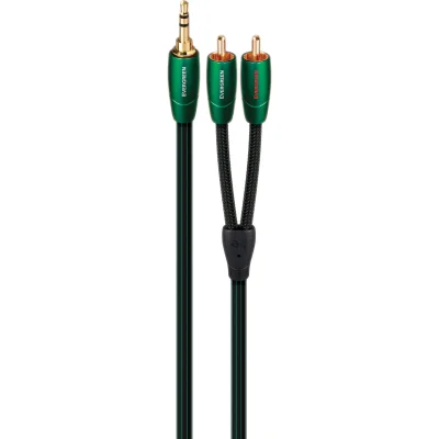 Cablu audio 3.5mm - 2RCA AudioQuest Evergreen 3m