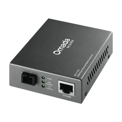 Media Convertor WDM 10/100 Mbps RJ45 - 100 Mbps Single-mode SC Bi-directional - TP-Link Omada MC111CS