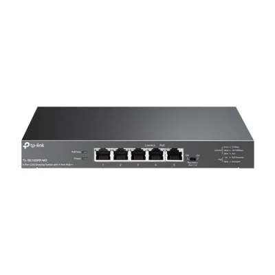 Switch 4 x RJ45 2.5G PoE, 1 x RJ45 2.5G, Unmanaged - TP-Link TL-SG105PP-M2