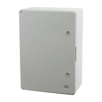 Cutie distributie IP65 din ABS gri, usa mata, placa metalica, 350x500x190 mm PP3006