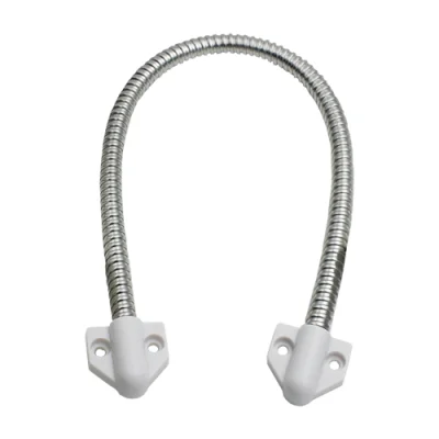 Set legatura flexibila din inox, capete din plastic vopsit alb,  400 x 6 mm CSL-400-2