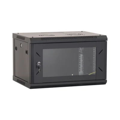 Rack perete 6U 19' 600x600, capacitate incarcare 80 Kg, negru - ASYTECH Networking ASY-6U-6060W
