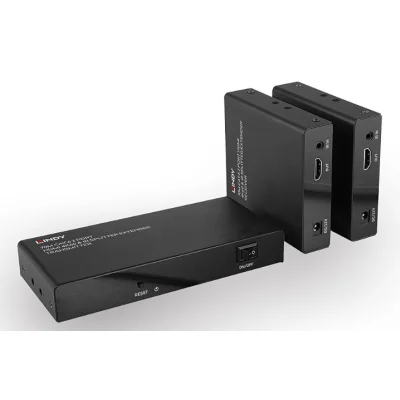 Extender Cat.6, 2 porturi HDMI 4K60 și IR de 70 m, Lindy 38385