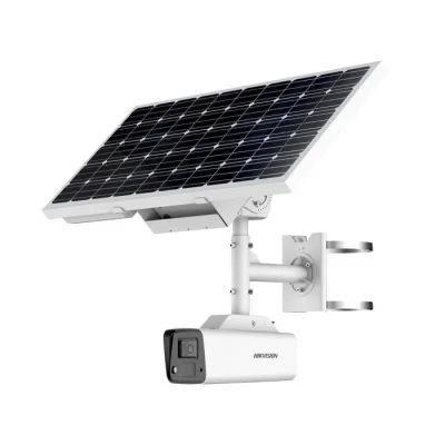 KIT CAMERA IP BULLET 4MP SI PANOU FOTOVOLTAIC