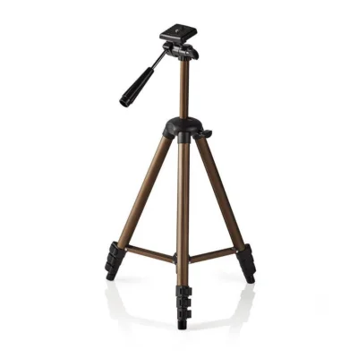 Trepied camera foto / webcam reglabil Nedis TPOD2100BZ, max.2kg, 130cm, Silver