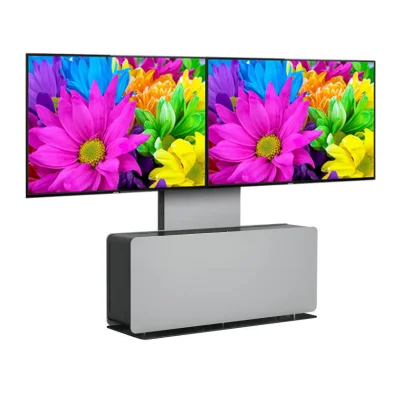 Mobilier Videoconferinta Double cu stand Vogel's PVF4112 Gri, max.65"