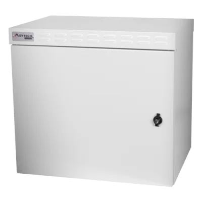 Cabinet rack exterior 9U 19'' 600x450, capacitate incarcare 300 kg, IP55, IK10 - ASYTECH Networking ASY-9U-6045EXIP55