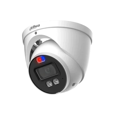Cameră de supraveghere dome HDCVI 4K cu Iluminare Duală Inteligentă și Descurajare Activă TiOC HAC-ME1809HP-A-PV