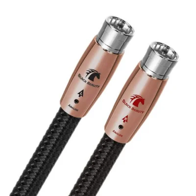 Cablu audio 2XLR - 2XLR  AudioQuest Black Beauty, 1.5m, Level 6 noise Dissipation with Graphene, Solid PSC+
