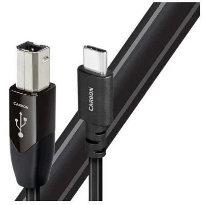 Cablu USB-C 2.0 la USB-B AudioQuest Carbon 0.75m