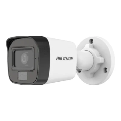 Dual Light - Camera analog 2MP, lentila 2.8mm, IR 30m, WL 20m, TVI/AHD/CVI/CVBS, Mic., IP67 - HIKVISION DS-2CE16D0T-LFS-2.8mm