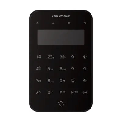 Tastatura Wireless, LCD, AX PRO 868Mhz, Neagra - HIKVISION DS-PK1-LT-WE-Black
