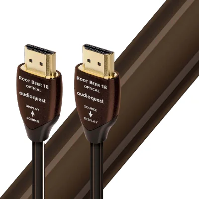 Cablu HDMI 4K AudioQuest Root Beer Active Optical Cable, 20m