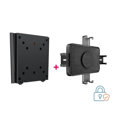 Pachet Suport perete fix Multibrackets MB-2988 si Carcasa securizata tableta cu montari multiple Multibrackets MB-0341