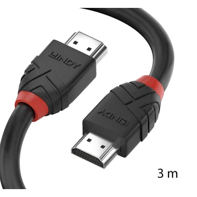 Cablu HDMI 8K@60HZ, 3m, black line, Lindy 36773